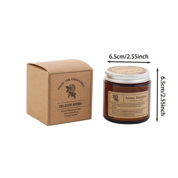 80 ml Jar Tea Cup Portable Scented Candle Smokeless Romantic Scented Candle for Date - Image 6