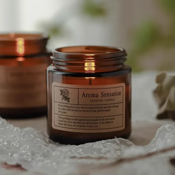 80 ml Jar Tea Cup Portable Scented Candle Smokeless Romantic Scented Candle for Date - Image 5